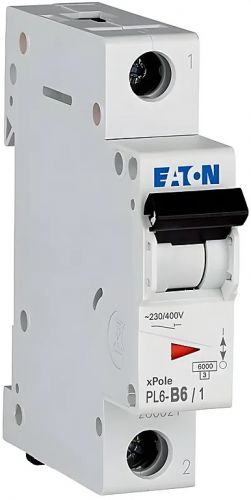 Автоматический выключатель Eaton (Moeller) PL6-B6/1 (286518) - фото 4