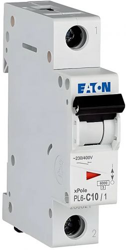 Автоматический выключатель Eaton (Moeller) PL6-C10/1 (286531) - фото 5