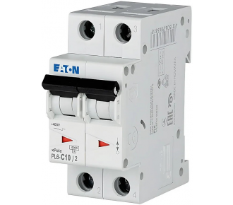 Автоматический выключатель Eaton (Moeller) PL6-C10/2 (286565)