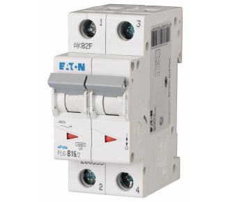 Автоматичний вимикач Eaton (Moeller) PL6-C16 / 2 (286567)