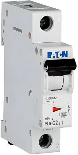 Автоматический выключатель Eaton (Moeller) PL6-C2/1 (286528) - фото 3