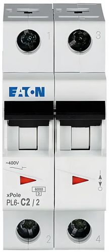 Автоматический выключатель Eaton (Moeller) PL6-C2/2 (286562) - фото 3