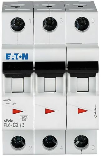 Автоматический выключатель Eaton (Moeller) PL6-C2/3 (286596) - фото 2