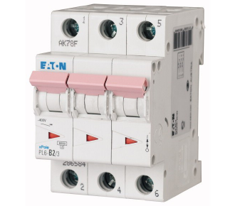 Автоматичний вимикач Eaton (Moeller) PL6-C2 / 3 (286596)