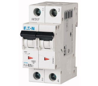 Автоматичний вимикач Eaton (Moeller) PL6-C25 / 2 (286569)