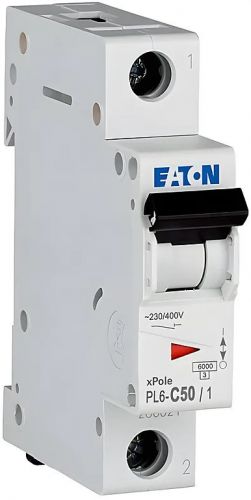 Автоматический выключатель Eaton (Moeller) PL6-C50/1 (286538) - фото 5