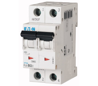 Автоматичний вимикач Eaton (Moeller) PL6-C63 / 2 (286573)