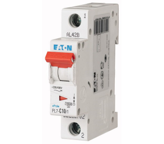 Автоматичний вимикач Eaton (Moeller) PL7-C10 / 1 (262702)