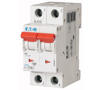 Автоматический выключатель Eaton (Moeller) PL7-C10/2 (263357)