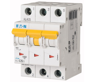 Автоматичний вимикач Eaton (Moeller) PL7-C25 / 3 (263411)