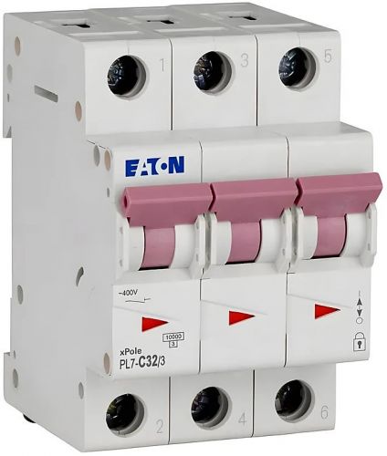 Автоматический выключатель Eaton (Moeller) PL7-C32/3 (263412) - фото 5