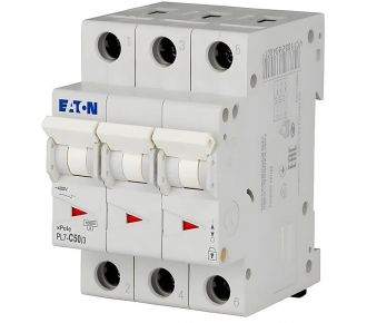 Автоматичний вимикач Eaton (Moeller) PL7-C50 / 3 (263414)