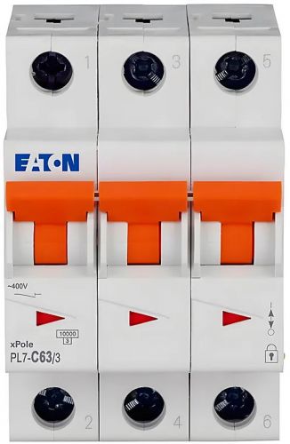 Автоматический выключатель Eaton (Moeller) PL7-C63/3 (263415) - фото 3