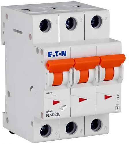 Автоматический выключатель Eaton (Moeller) PL7-C63/3 (263415) - фото 7