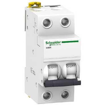 Автоматический выключатель Schneider Electric iK60 2P 25A хар-ка C 6кА - фото 1