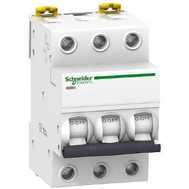 Автоматический выключатель Schneider Electric iK60 3P 32A хар-ка C 6кА - фото 1