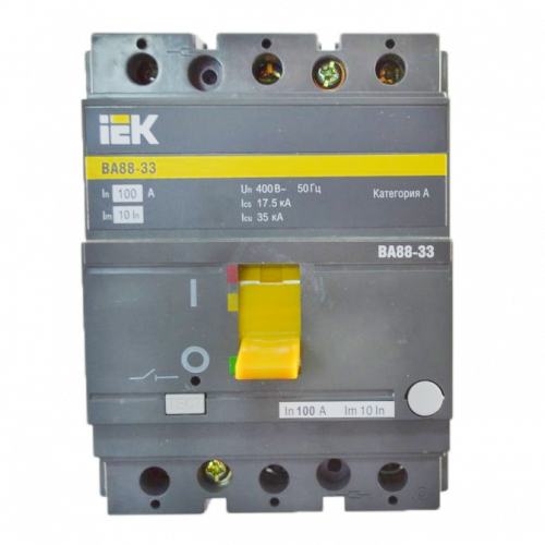 Автоматичний вимикач ІЕК ВА88-33 3Р 160А 35кА - фото 1