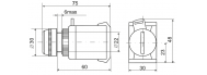 Кнопка ИЭК ABLFS-22 зеленый D22мм неон 240В 1з+1р (BBT30-ABLFS-K06) - фото 2