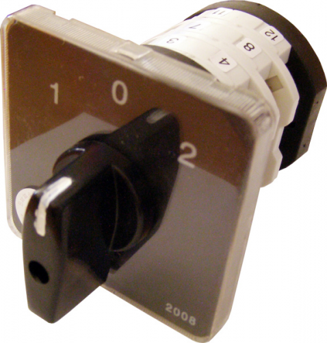 Переключатели кулачковые пакетные АсКо ПКП Е9 25А/3.833 1-0-2 3Р (A0110010016) - фото 1