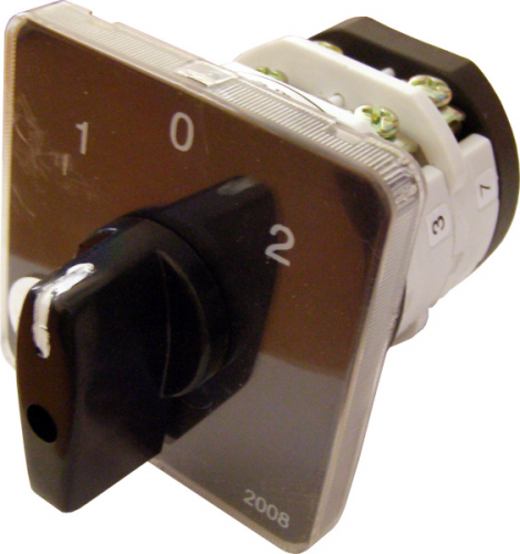 Переключатели кулачковые пакетные АсКо ПКП Е9 40А/2.832 1-0-2 2Р (A0110010020) - фото 1