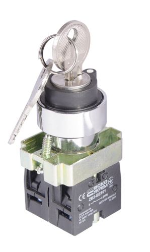 Кнопка поворотная с ключом АсКо XB2-BG03 1р+1з (A0140010008) - фото 5