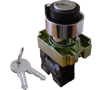 Кнопка поворотная с ключом АсКо XB2-BG33 1р+1з (A0140010010)