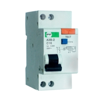 Автоматичний вимикач захисного відключення ПРОМФАКТОР АЗВ-2 C25A / 0,03 - фото 1