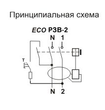 Реле защитного выключения ПРОМФАКТОР РЗВ-2 2P 40/0,1 ECO - фото 3