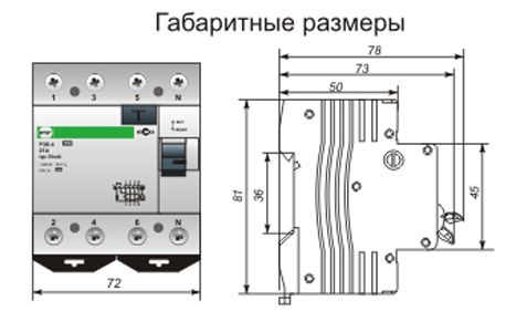 Реле защитного выключения ПРОМФАКТОР РЗВ-4 4P 40/0,1 ECO - фото 2