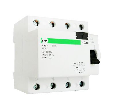 Реле защитного выключения ПРОМФАКТОР РЗВ-4 4P 40/0,1 ECO - фото 1