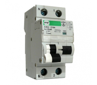 Автоматичний вимикач захисного відключення ПРОМФАКТОР АЗВ-2 EVO 1Р N С10А / 0,03А