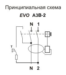 Автоматический выключатель защитного отключения ПРОМФАКТОР АЗВ-2 EVO 1Р+N С40А/0,03А - фото 3