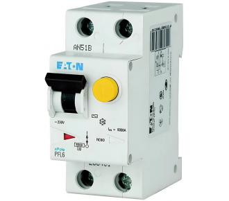 Дифференциальный автомат  Eaton (Moeller) PFL6-10/1N/C/003 (286465)