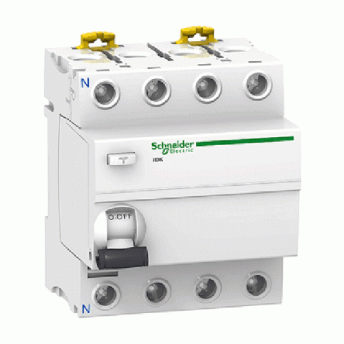 Диференціальний вимикач (ПЗВ) Schneider Electric iID K тип AC 4P 25А 30мА A9R50425 - фото 1