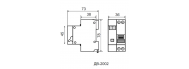 Дифференциальный выключатель Аско ДВ-2002 20А 30мА (A0030010006) - фото 2