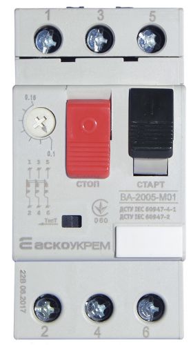 Автоматичний вимикач Аско УкрЕМ ВА-2005 М01 - фото 1