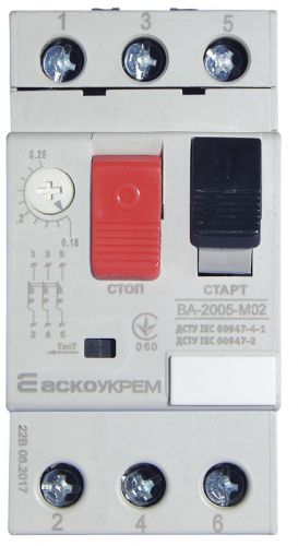 Автоматичний вимикач Аско УкрЕМ ВА-2005 М02 - фото 1