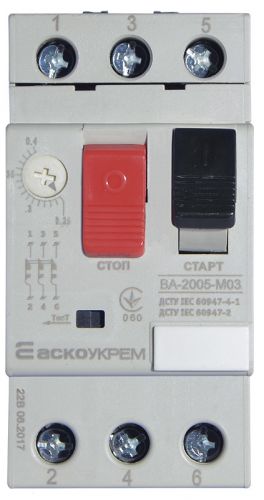 Автоматический выключатель Аско УкрЕМ ВА-2005 М03 (A0010050015) - фото 1