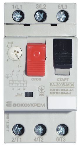 Автоматичний вимикач Аско УкрЕМ ВА-2005 М04 - фото 1
