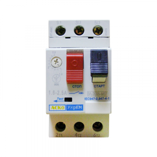 Автоматический выключатель Аско УкрЕМ ВА-2005 М07 (A0010050002) - фото 1