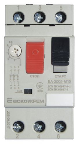 Автоматичний вимикач Аско УкрЕМ ВА-2005 М10 - фото 1