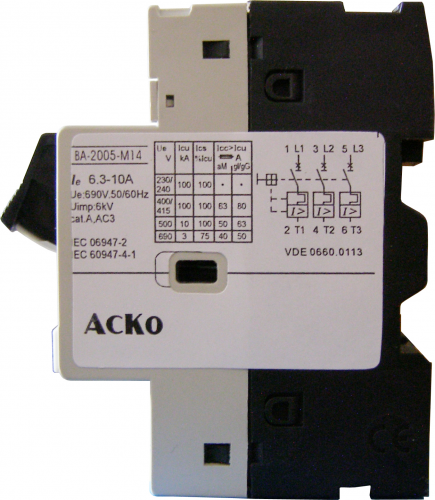 Автоматический выключатель Аско УкрЕМ ВА-2005 М14 (A0010050006) - фото 3