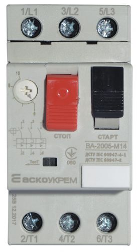 Автоматический выключатель Аско УкрЕМ ВА-2005 М14 (A0010050006) - фото 1