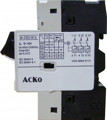 Автоматический выключатель Аско УкрЕМ ВА-2005 М16 (A0010050007) - фото 3