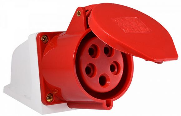 Гнездо стационарное Аско ГC 32А/5 3Р+N+РЕ (125) (A0080040006) - фото 1