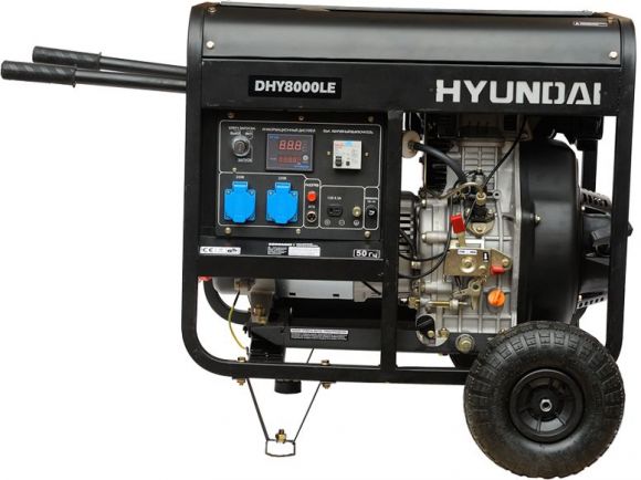 Генератор дизельний HYUNDAI DHY 8000LE - фото 2