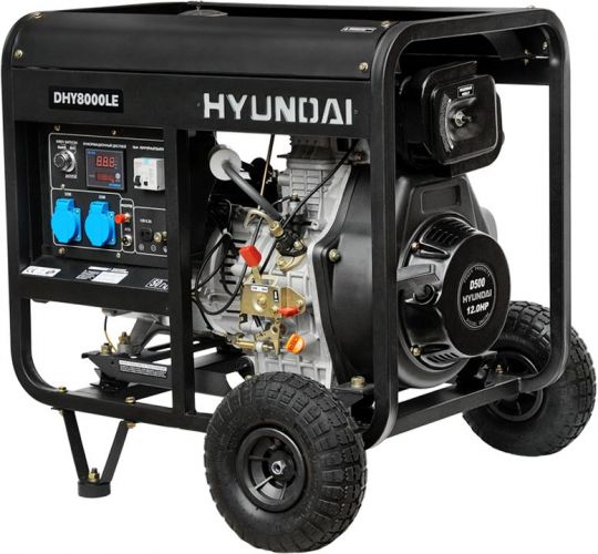 Генератор дизельний HYUNDAI DHY 8000LE - фото 1