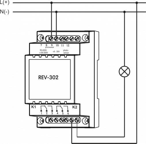 Универсальное реле Новатек REV-302 (NTRV30200) - фото 3