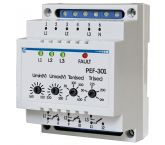 Электронный переключатель фаз Новатек PEF-301 (NTPEF3010)