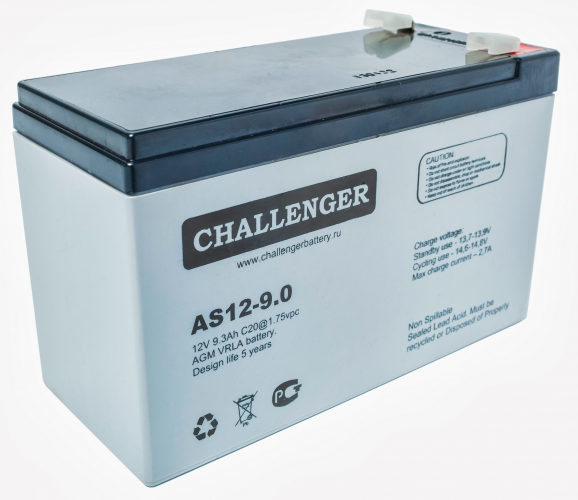Аккумуляторная батарея Challenger AS12-9.0 - фото 1